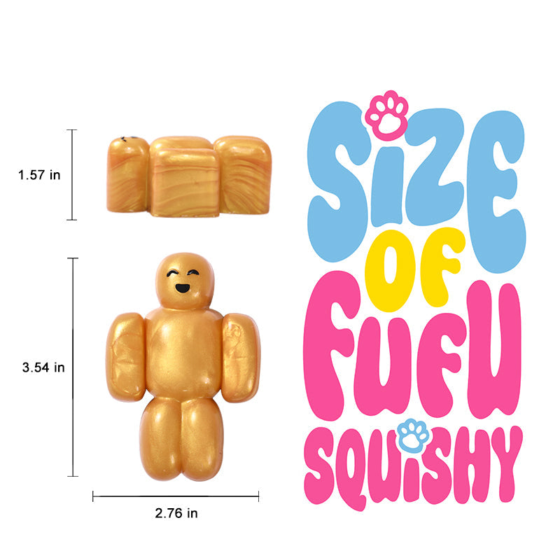 200g Gold Roblox Noob Taba Squishy