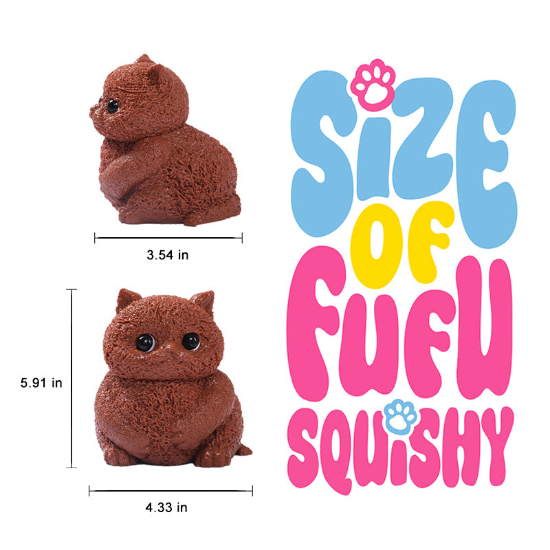 800g Giant Chocolate Cat Taba Squishy