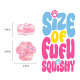 Pink Sparkling Paw Taba Squishy