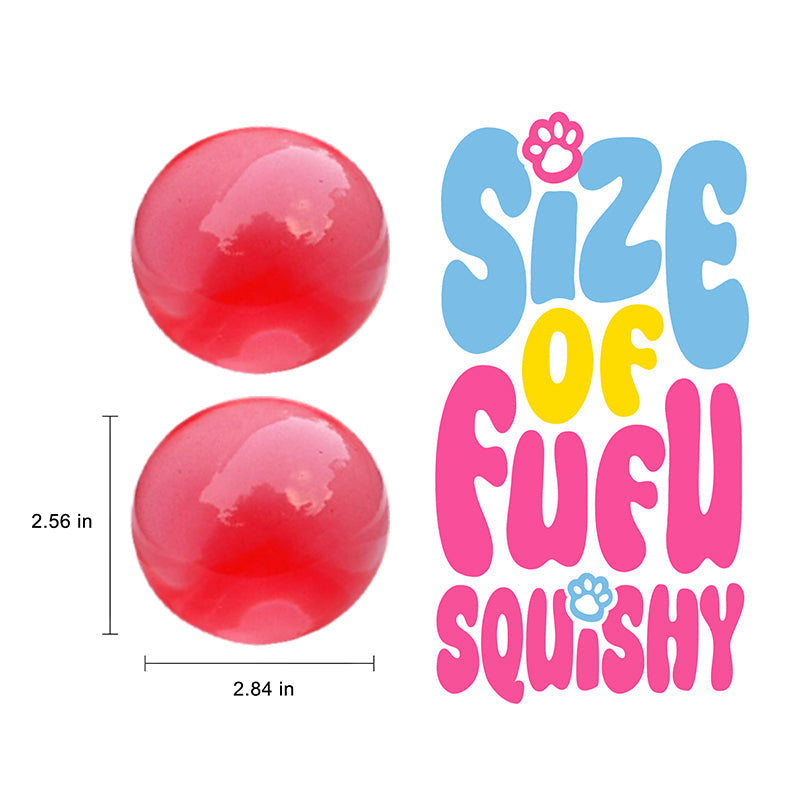 100g Crystal Red  Magic Ball Taba Squishy
