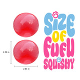 100g Crystal Red  Magic Ball Taba Squishy