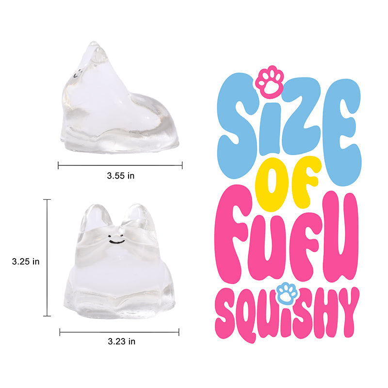 250g Crystal Smile Bunny Taba Squishy