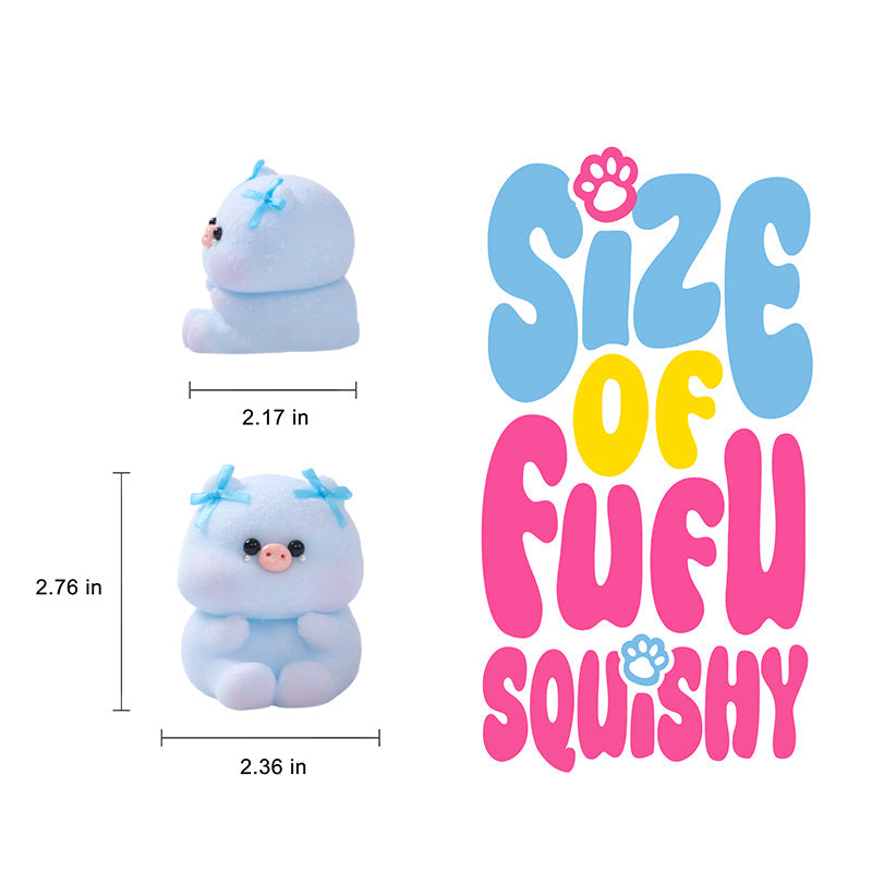 Blue Cute Little Pig Squishy