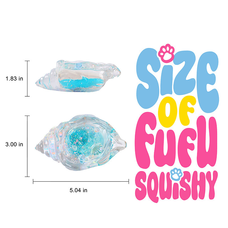 Blue Crystal Conch Taba Squishy