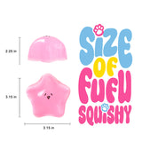 180g Pink Transparent Gudetama Star Taba Squishy
