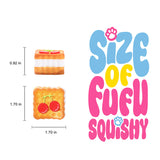 Square Cherry Cookies Taba Squishy