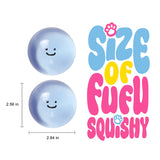 100g Crystal Blue Smile Face Magic Ball Taba Squishy