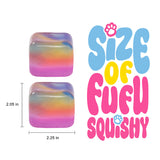 170g Crystal Rainbow Cube Taba Squishy