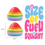 2100g Giant Rainbow Strawberry Taba Squishy