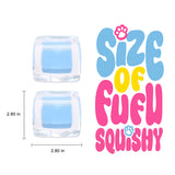 Crystal Blue Ice Cube Taba Squishy
