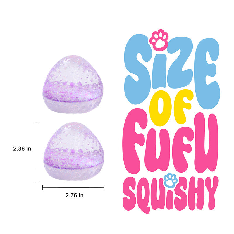Purple Glow-in-dark Strawberry Taba Squishy