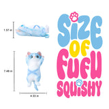 Blue Kitty Cheer Squishy