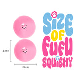 100g Crystal Pink Smile Face Magic Ball Taba Squishy