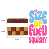 175g Golden Grid Dubai Chocolate Taba Squishy