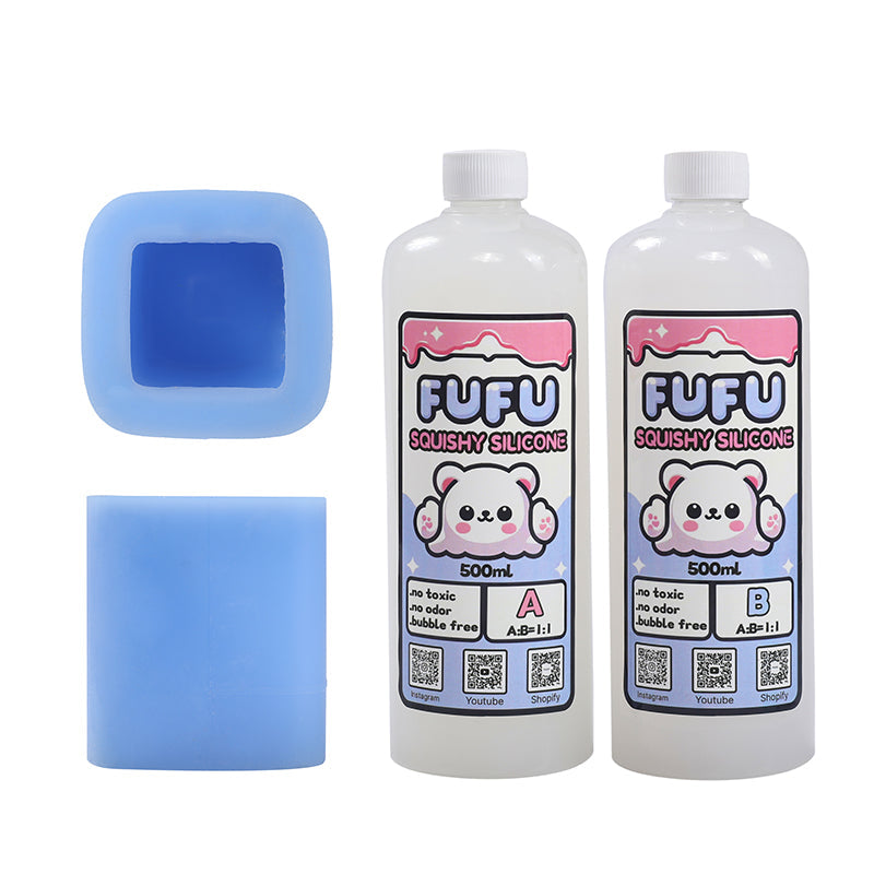 1600g Giant Ice Cube Squishy Mold