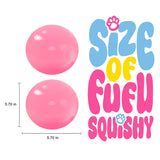 1600g Crystal Pink Ball Taba Squishy