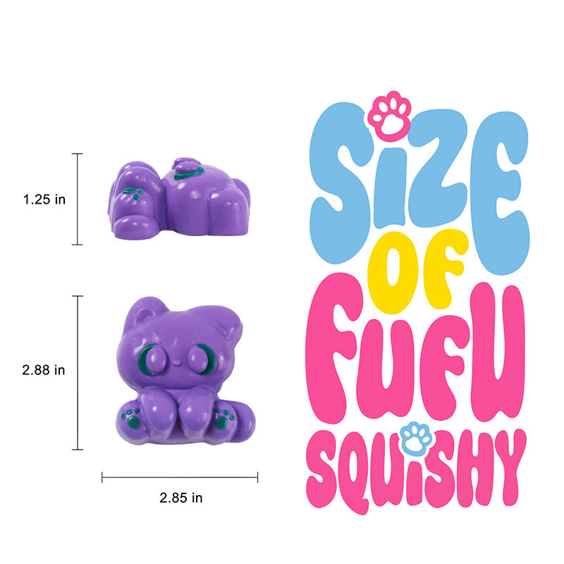 77g Purple Elf Kitty Taba Squishy
