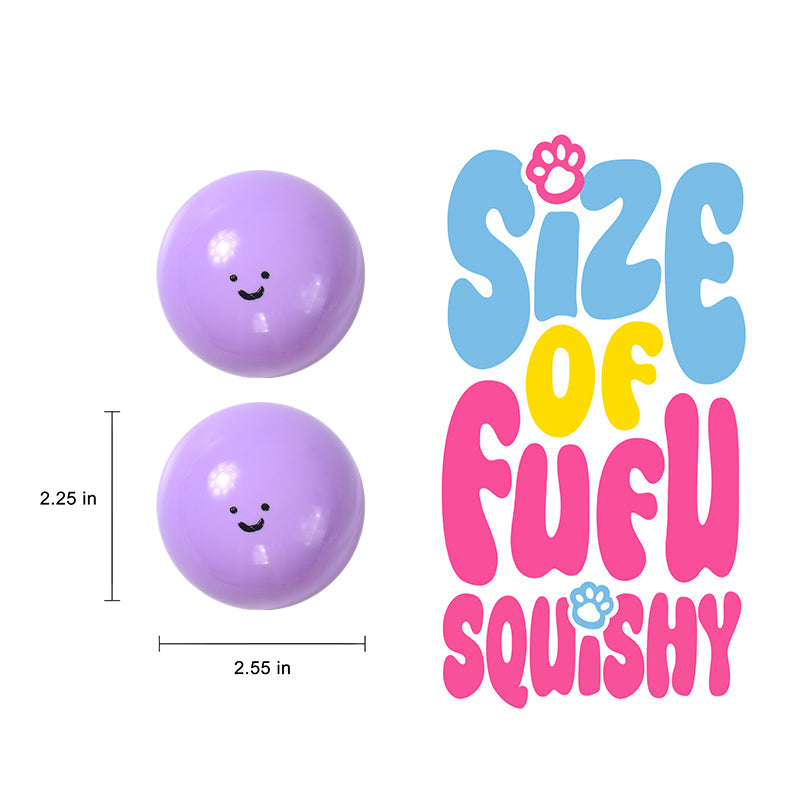 100g Purple Smile Ball Taba Squishy