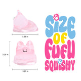 250g Crystal Pink Smile Bunny Taba Squishy