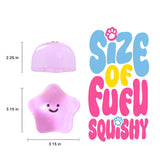180g Crystal Purple Transparent Smiley Star Taba Squishy