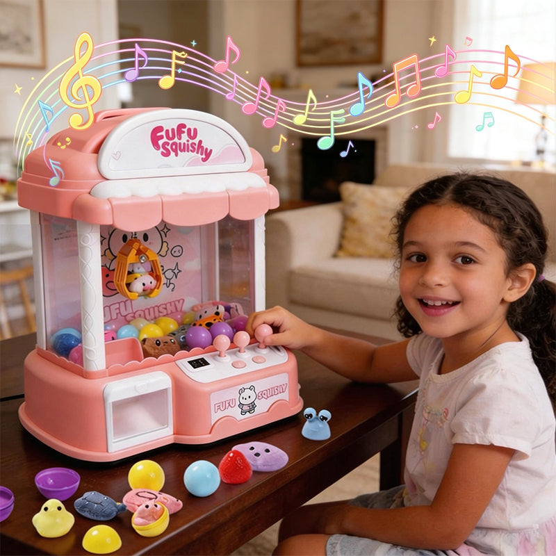 FUFUSQUISHY Claw Machine For Kids Squishy Vending Machine