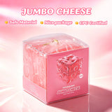 FUFUSQUISHY Jumbo Cheese Squishy Fidget Toy Stress Ball