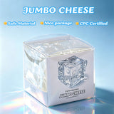 FUFUSQUISHY Crystal Jumbo Cheese Squishy Original Sensory