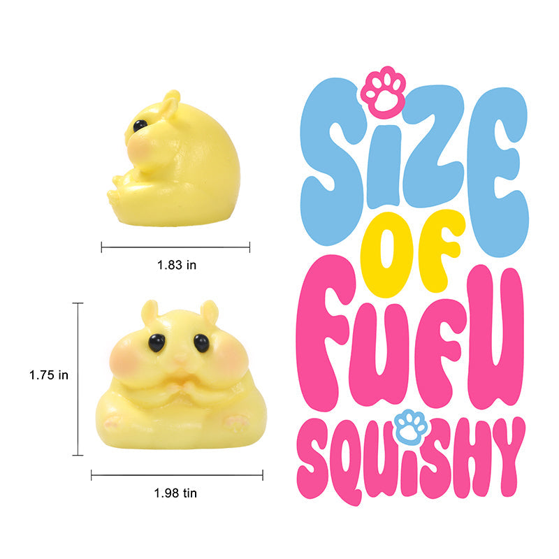 65g Yellow Hamster Taba Squishy