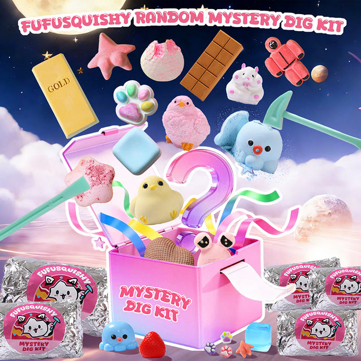 FUFUSQUISHY Mystery Dig Kit