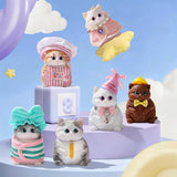 FUFUSQUISHY Cat Series Blind Box, FUFU SQUISHY Handmade Kawaii Cat Squishy Toys, Soft Sensory Fidget Toys, Cute Collectible Stress Relief Toys for Kids, Party Favors & Birthday Gifts