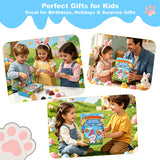 FUFUSQUISHY 24PCS Hamster Squishies Pop Box, Keychain Set, Individually Wrapped Balls,  Classroom Prizes and Party Favors