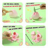 FUFUSQUISHY Pink Strawberry Squishy Dig Kit