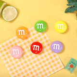 6pcs colorful M&M Taba Squishy