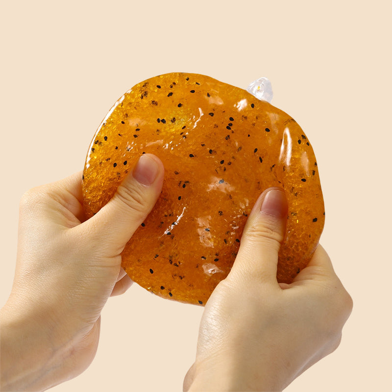 FUFUSQUISHY Sesame Pumpkin Stress Ball