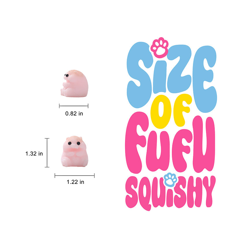 7pc Mini Hamster Taba Squishy