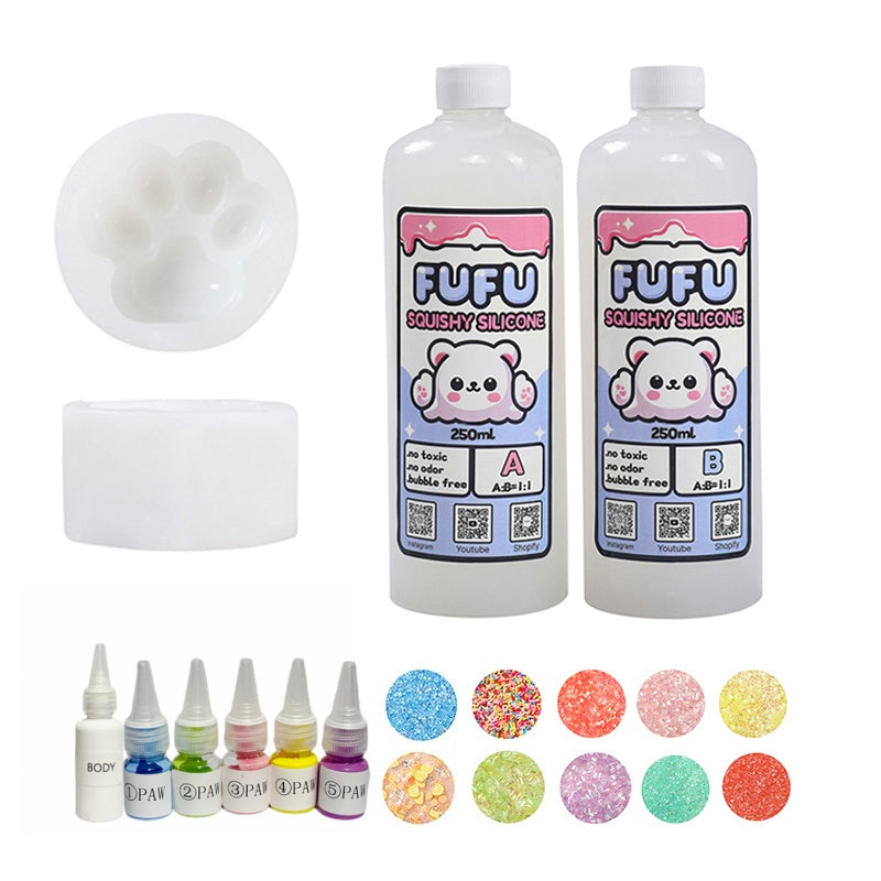 80g Cat Paw Squishy Mold