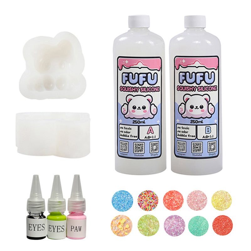 80g Elf Kitty Squishy Mold
