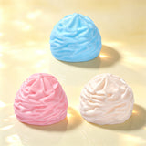 FUFUSQUISHY White Cream Roll Squishy Fidget Toy Stress Ball