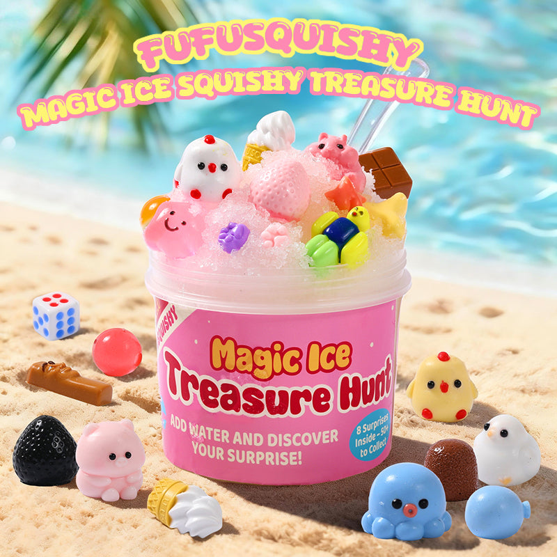 FUFUSQUISHY Magic Ice Squishy Snow Cone