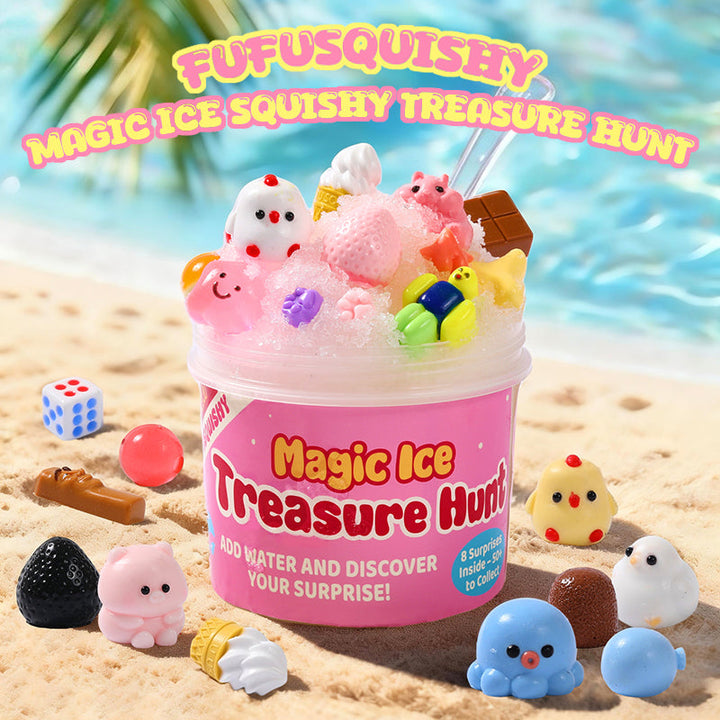 FUFUSQUISHY Magic Ice Squishy Snow Cone