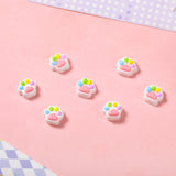 7Pcs Rainbow Pink Tiny Cat's Paw Squishy