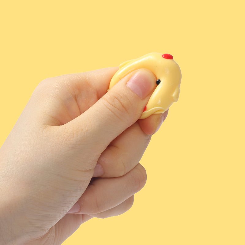 7pc Mini Rainbow Chicken Taba Squishy