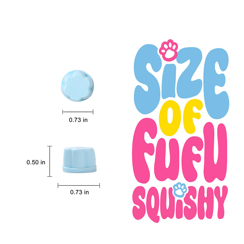 6PC Mini Pudding Taba Squishy
