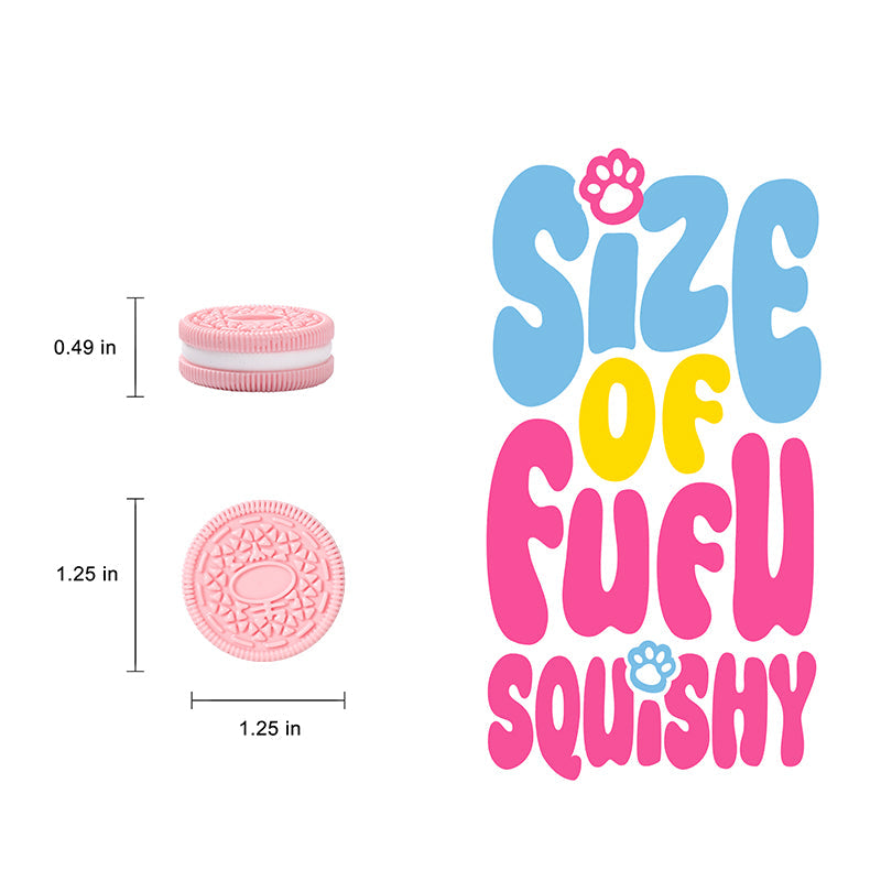 7PC Rainbow Cookies Taba Squishy