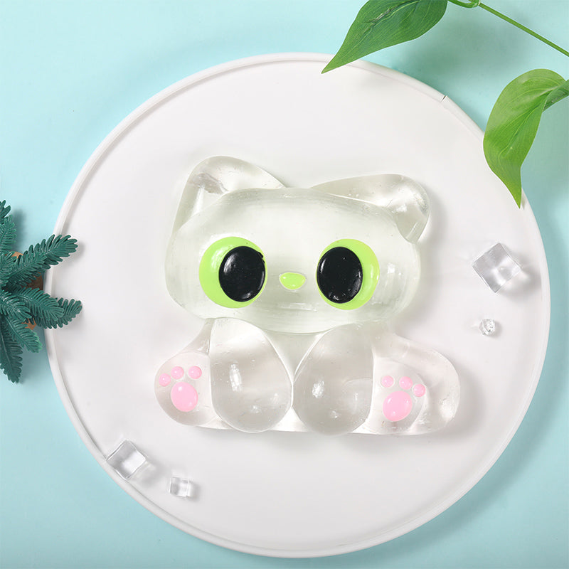 800g Crystal Elf Kitty Taba Squishy