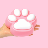 800g Super Large White Pink Cat Paw Taba Squishy