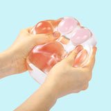 800g Super Transparent Pink Cat Paw Taba Squishy