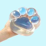 800g Super Transparent Blue Cat Paw Taba Squishy