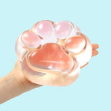 800g Super Transparent Pink Cat Paw Taba Squishy