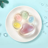 800g Super Rainbow Crystal Cat Paw Taba Squishy